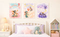 Dragon Nursery Canvas Art - 3 Piece Set - UV & LASER CREATIONS
