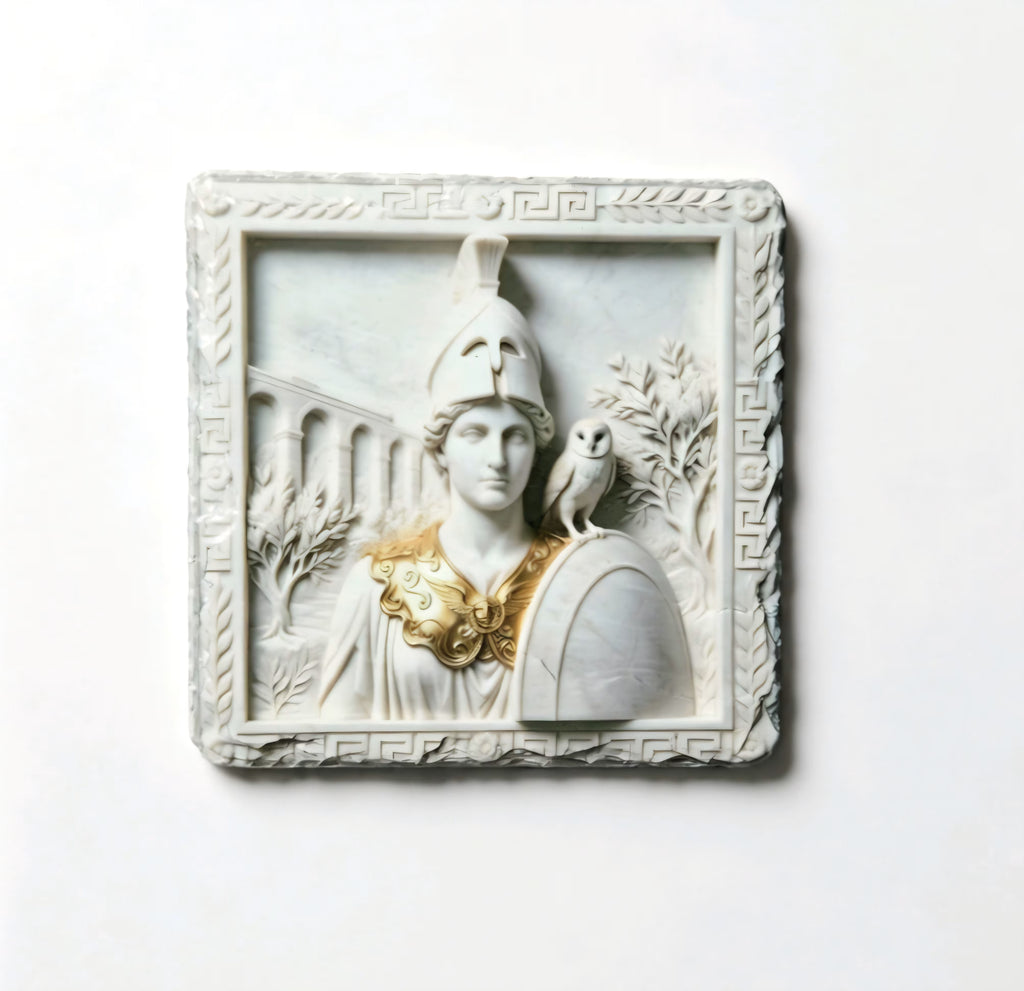 Greek Gods Slate Coaster Set Of 4