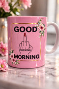 Fun Swear Good Morning Mug Gift - UV & LASER CREATIONS