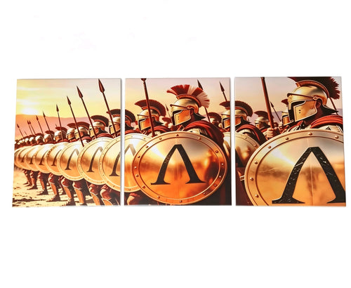 300 Spartan Three Piece Canvas Set