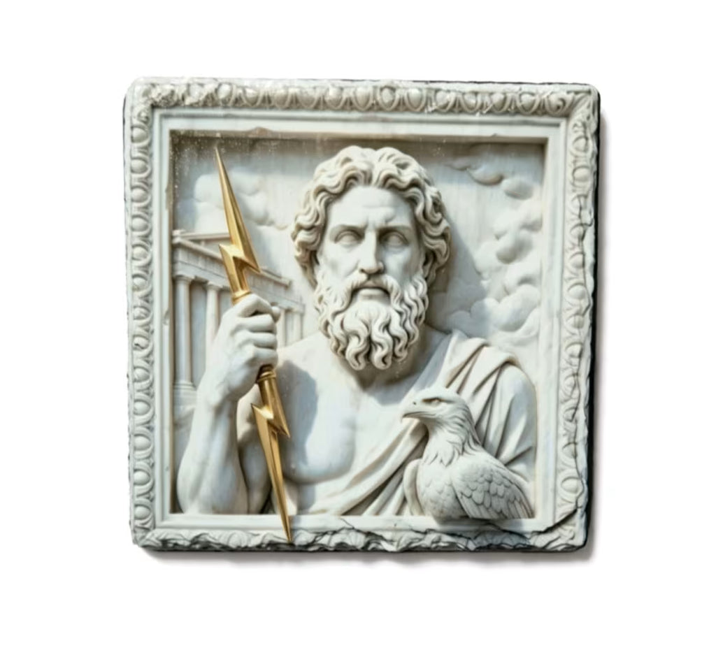 Greek Gods Slate Coaster Set Of 4