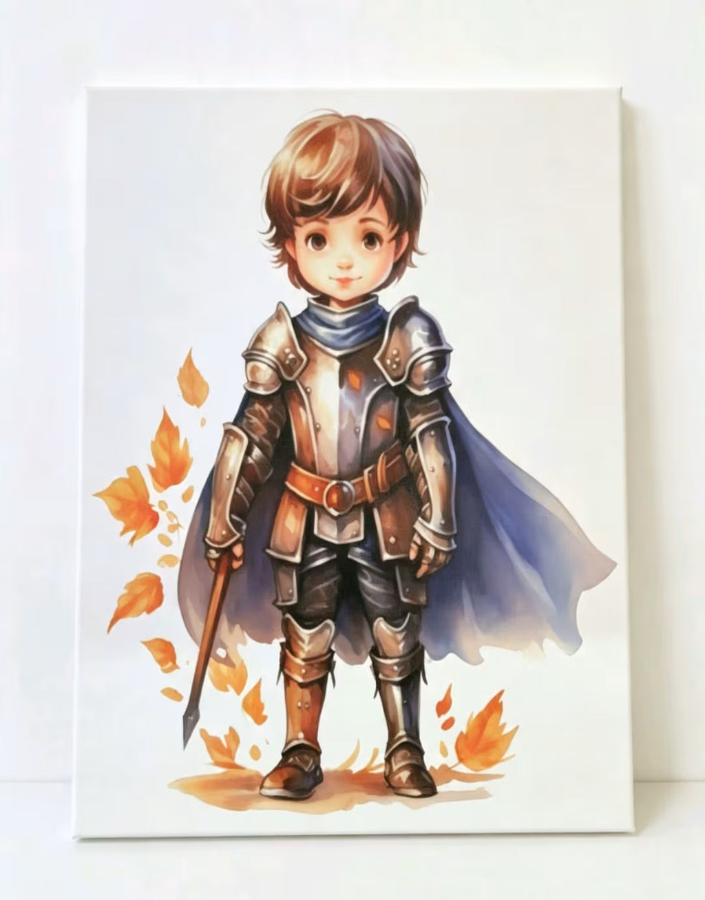 Knights and Dragon child's canvas art set - UV & LASER CREATIONS