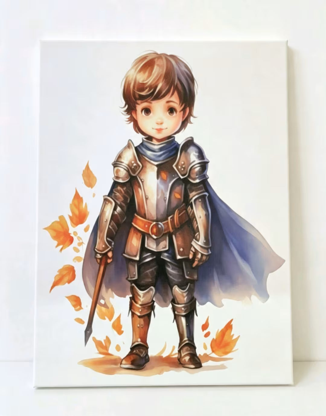 Knights and Dragon child's canvas art set - UV & LASER CREATIONS