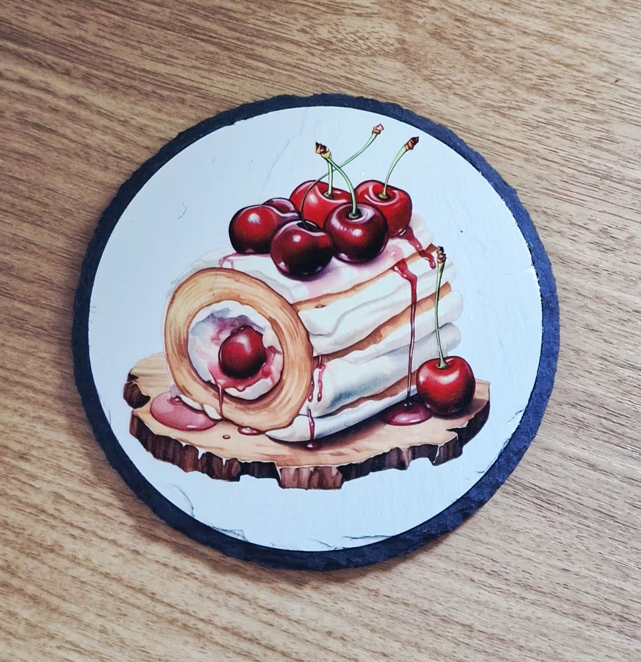 Delicious Dessert Slate Soasters Set of 4