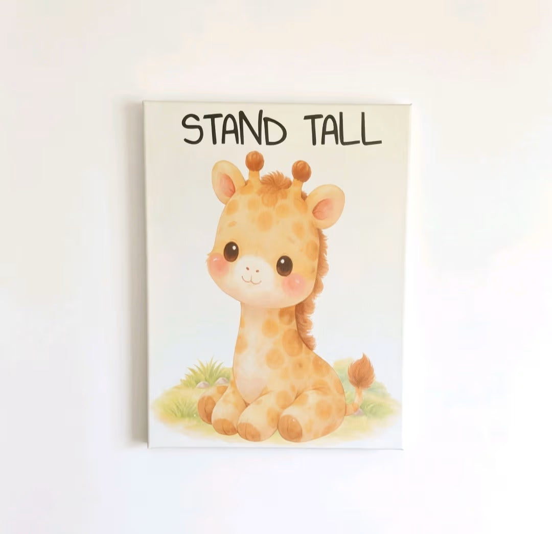 Nursery Safari Canvas Art Set