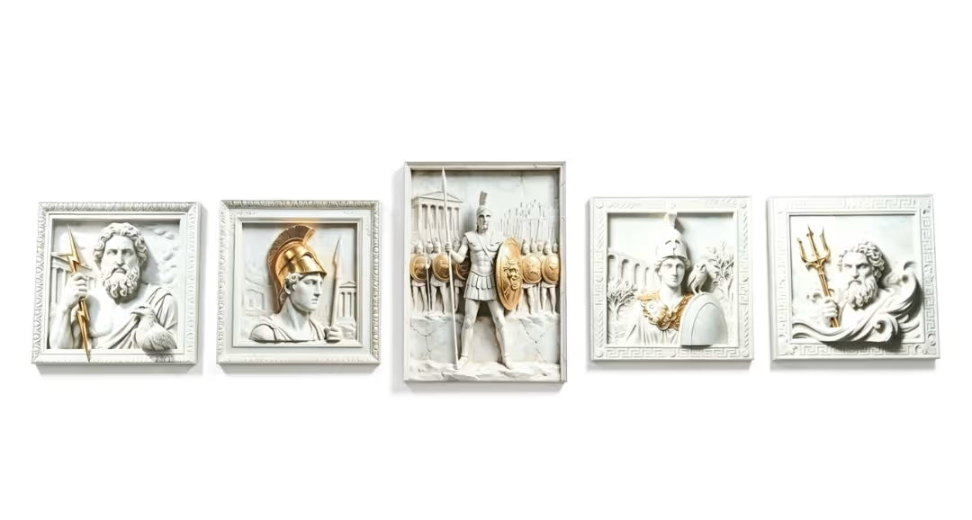 Greek Mythology Art Bundle: 5 Canvas Prints