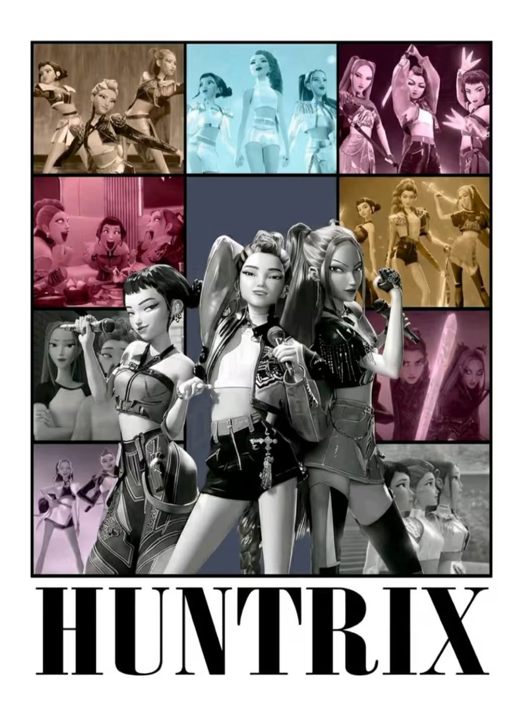 K-Pop Demon Hunters Art Collection - UV & LASER CREATIONS