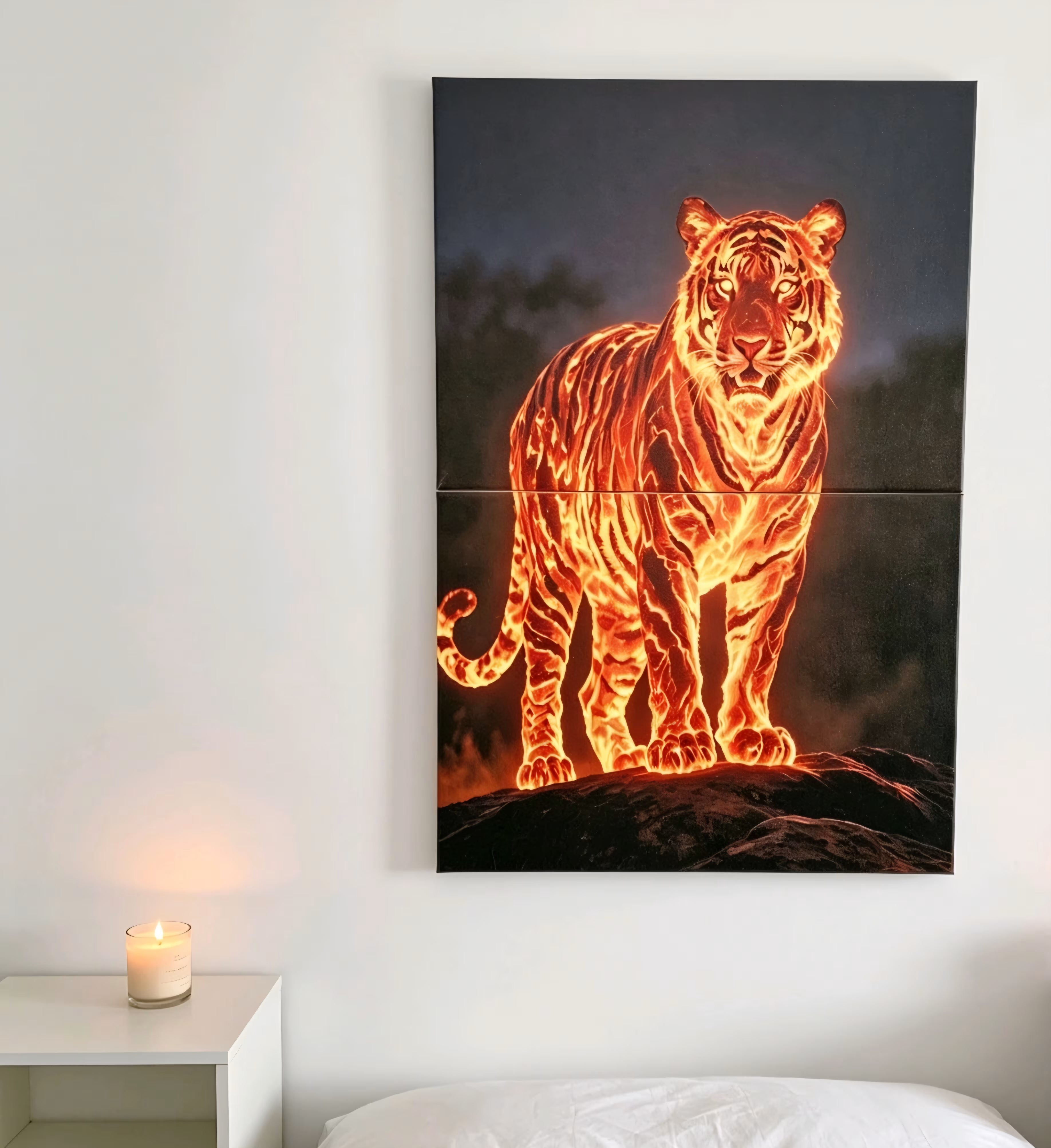 Lava Tiger Wall Art Collection