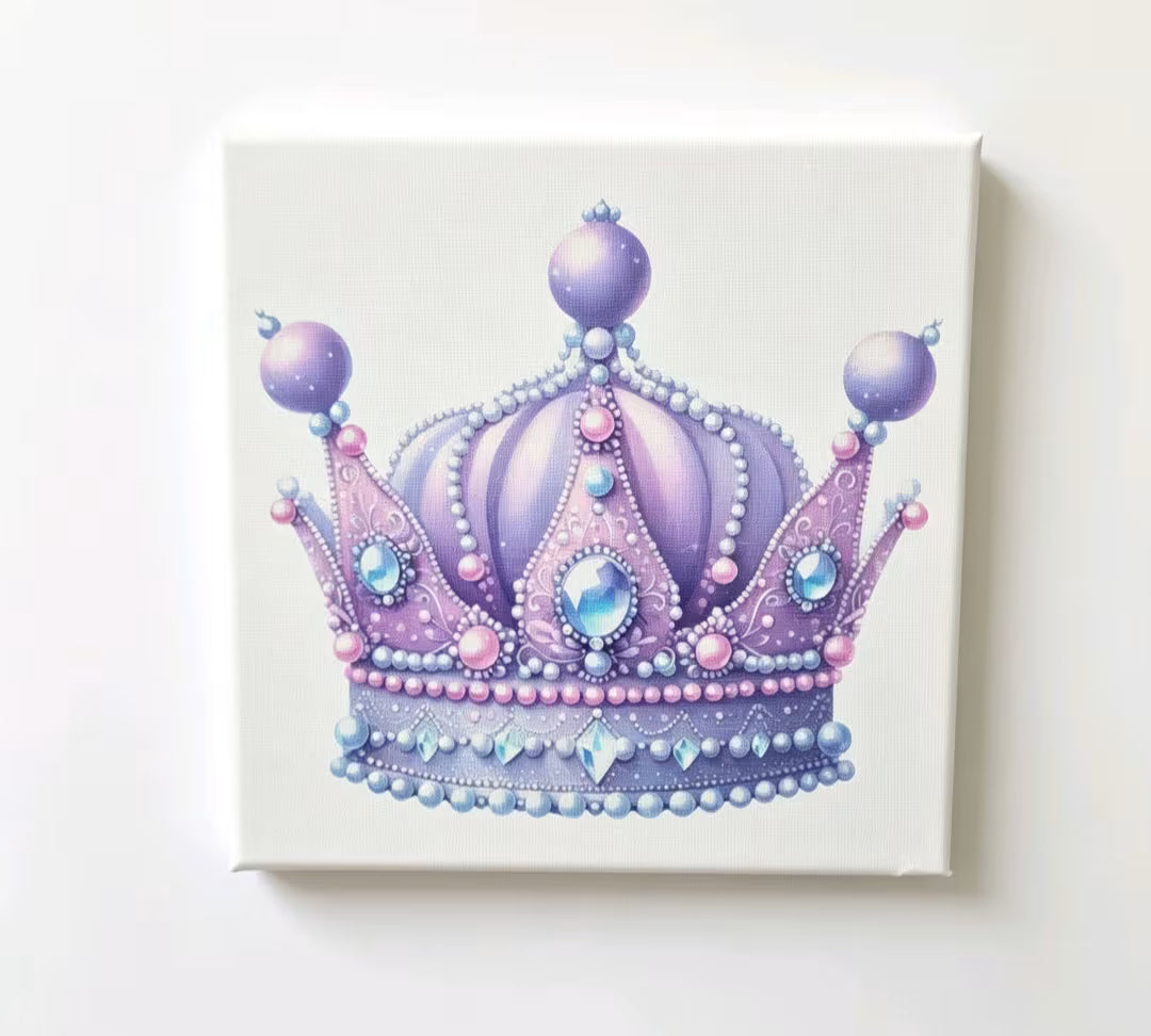 Fairytale Lavender Princess Canvas Art Set - UV & LASER CREATIONS