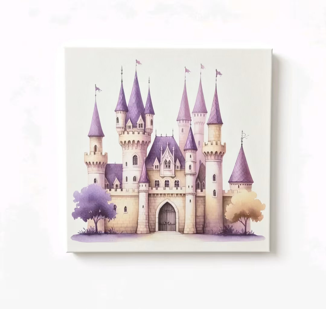 Fairytale Lavender Princess Canvas Art Set - UV & LASER CREATIONS
