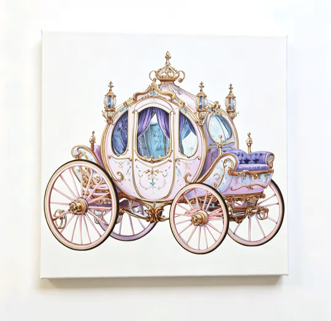 Fairytale Lavender Princess Canvas Art Set - UV & LASER CREATIONS