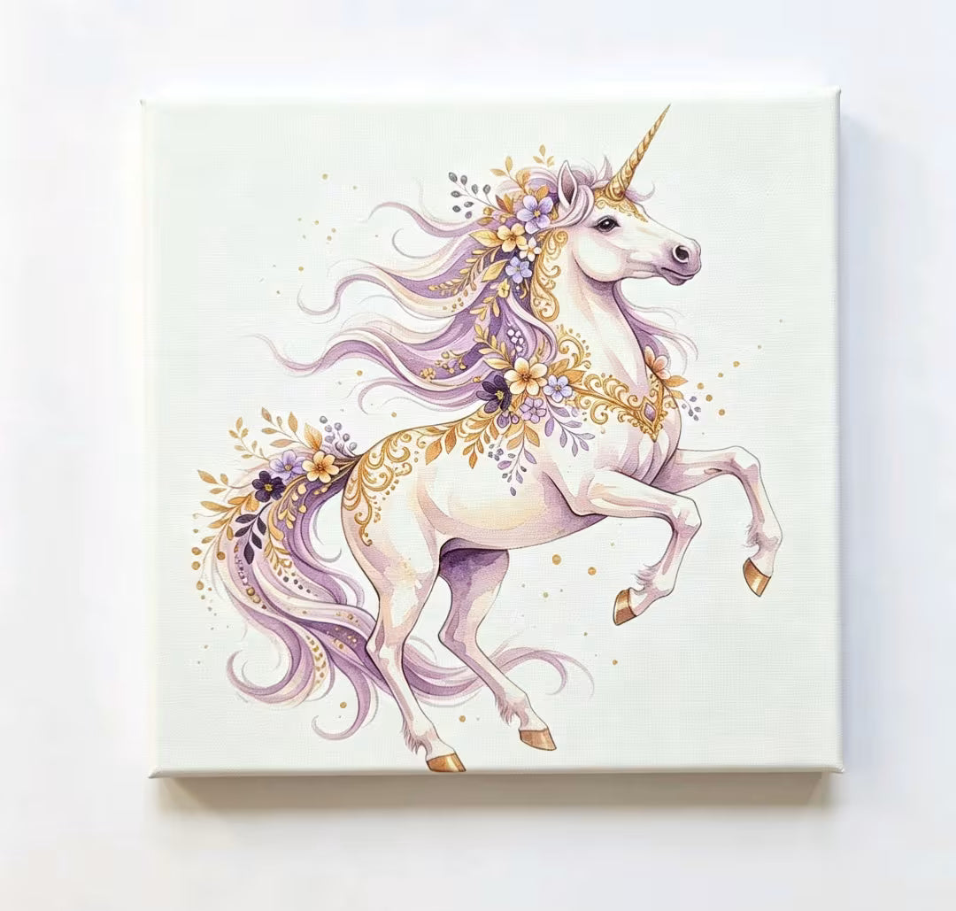 Fairytale Lavender Princess Canvas Art Set - UV & LASER CREATIONS