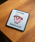 Novelty Profanity Little Miss Swear A Lot Slate Coaster - UV & LASER CREATIONS