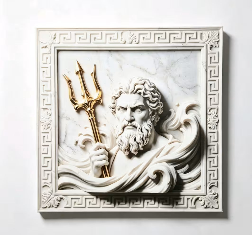 4-Piece Greek Gods Canvas Art Collection