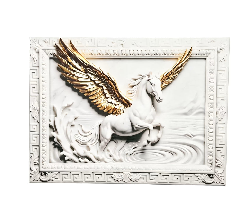 Ancient Greek Gods , Achilles, Pegasus & Cerberus Canvas Art full set