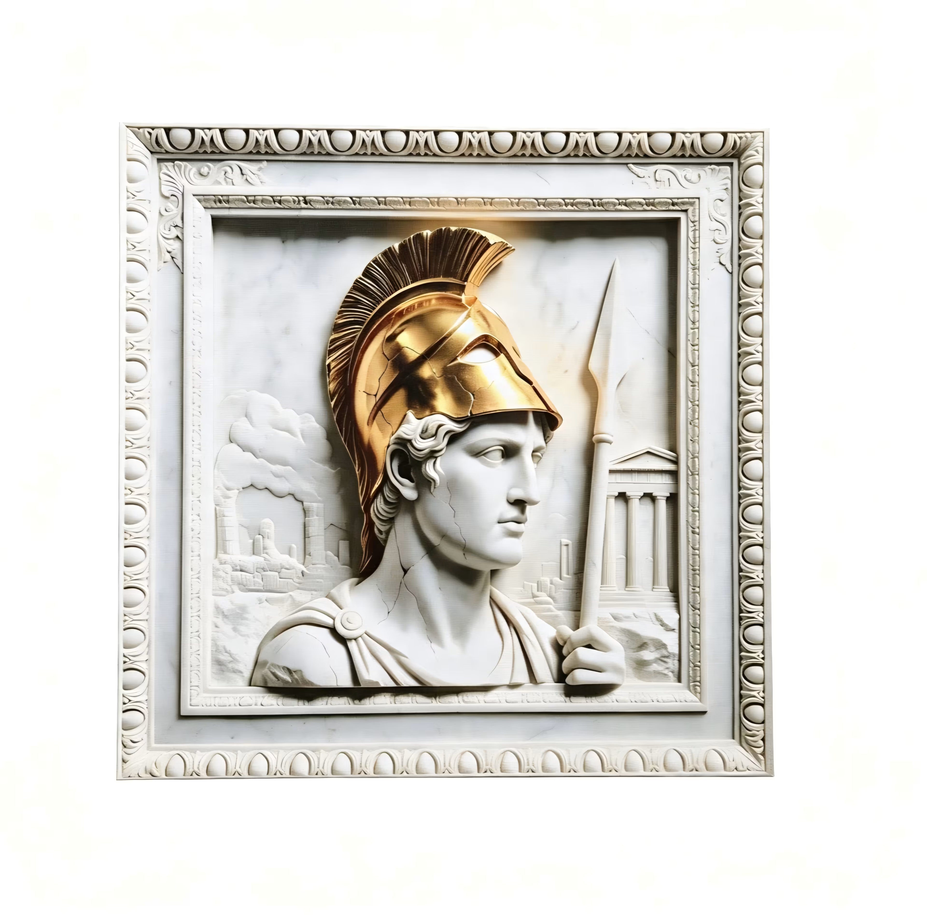 Ancient Greek Gods , Achilles, Pegasus & Cerberus Canvas Art full set