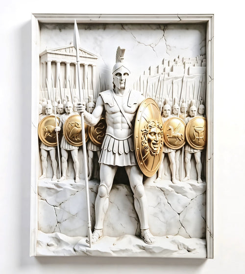 Ancient Greek Gods , Achilles, Pegasus & Cerberus Canvas Art full set