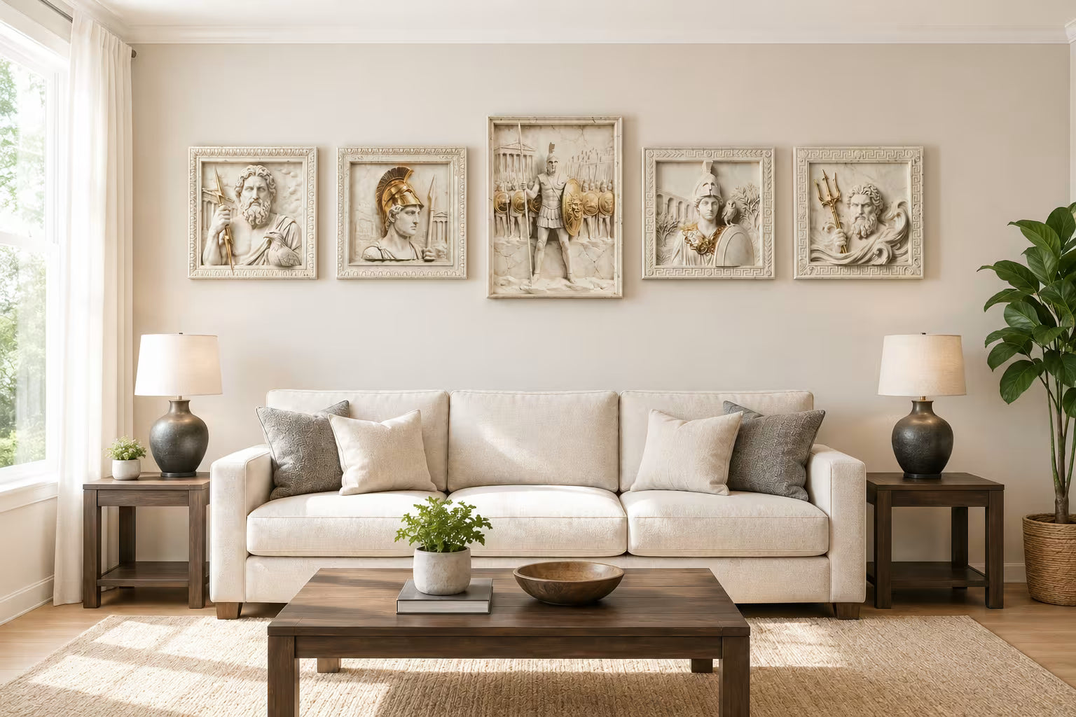 Greek Mythology Art Bundle: 5 Canvas Prints