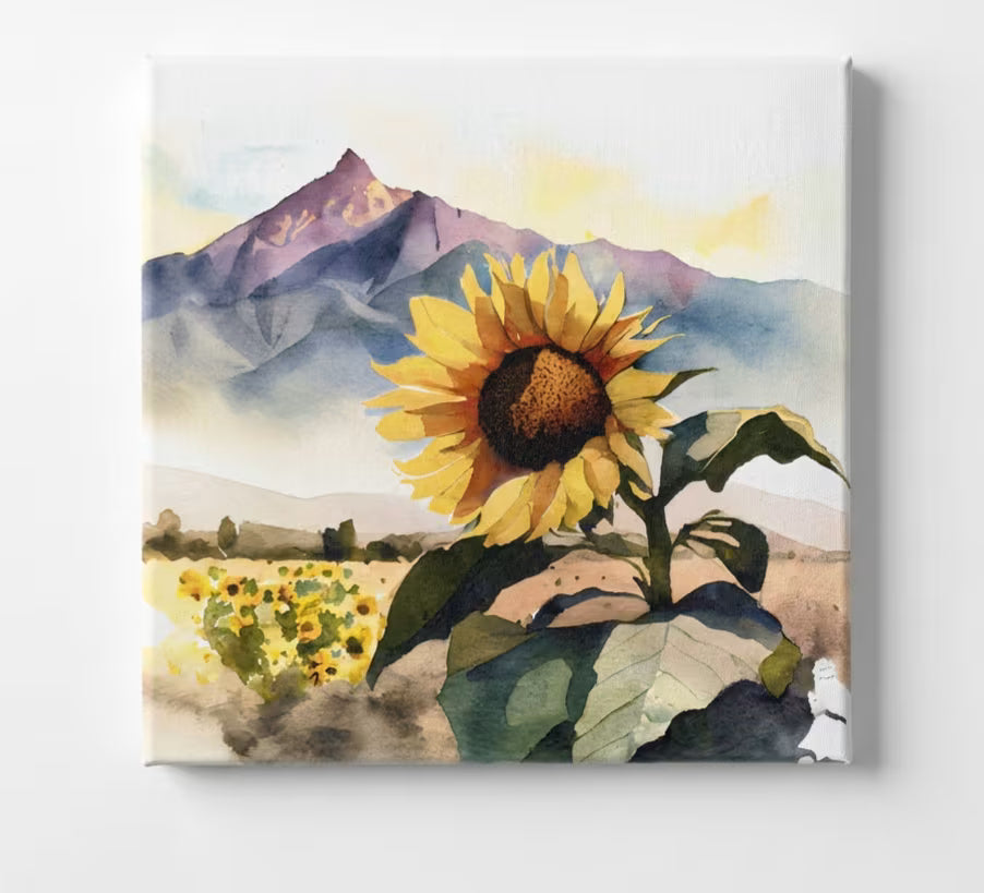 Sunflower Canvas Art Set