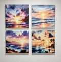 Stunning Coastal Sunset Canvas Set - UV & LASER CREATIONS